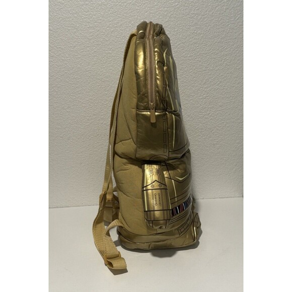2014 Star Wars C-3P0 Backpack Pals Plush Backpack 18” Disney LucasFilms Rare - Picture 6 of 16